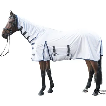 Deka pro koně Síťová deka HKM -LYON- - Bílá - 125cm