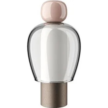 Lampička Lodes 17081 6226 Easy Peasy Flamingo, lampička na baterii se stmívačem, 3W LED 2700-3000K, výška 23,3cm