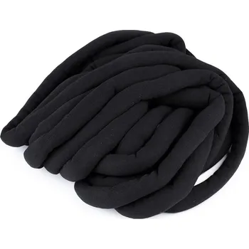 Příze Marshmallow silná Ø20 mm 250 g, barva 4 černá