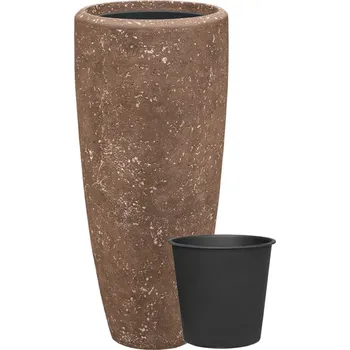 Květináč Polystone Rock Plain Partner Premium 30x70cm + doprava zdarma