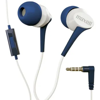 Sluchátka Maxell Sluchátka s mikrofonem na mobil Barva: Modrá