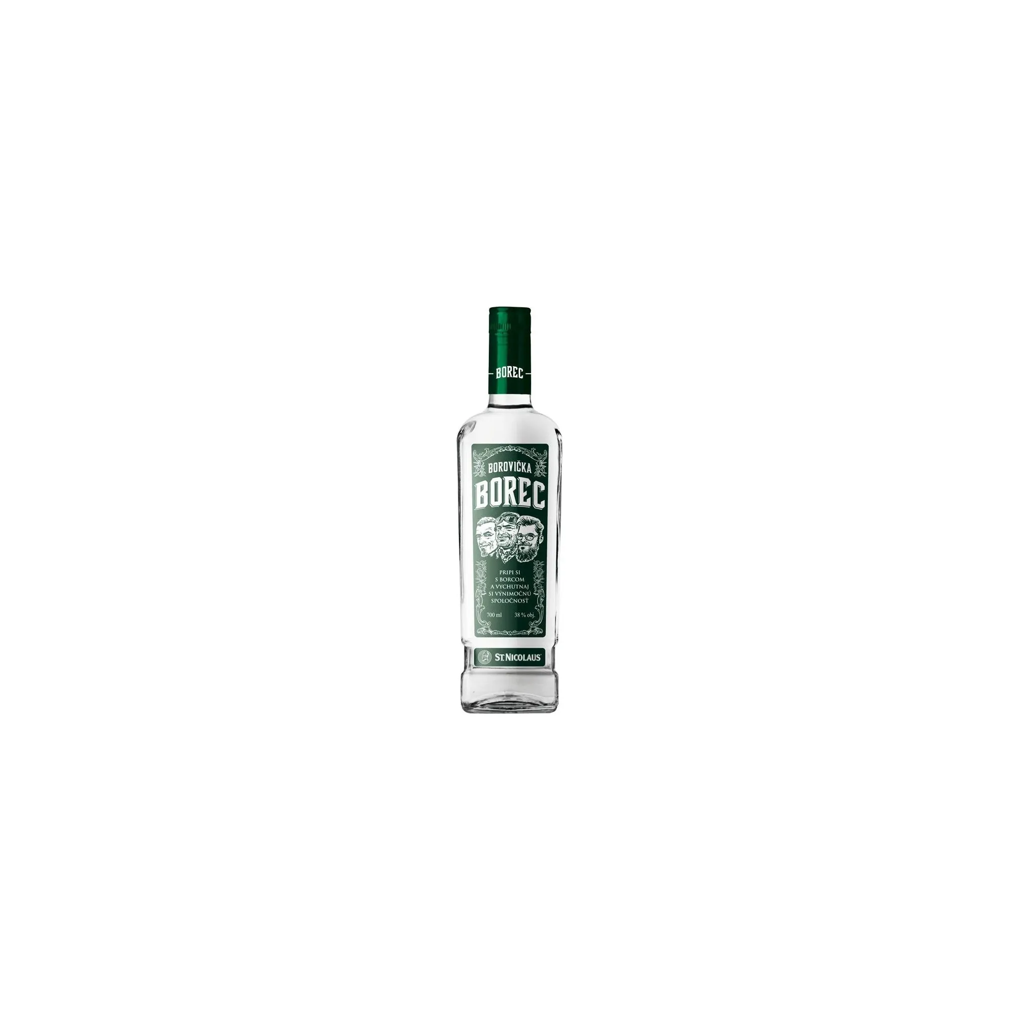 Fotografie 1 - Pálenka St. Nicolaus Borovička Borec 38 % 0,7 l