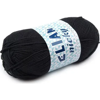 Galanterie Pletací příze Nicky 50 g, barva 8 (217) černá