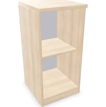 Policová skříň Kancelářská skříň - regál, v x š x h: 825 x 400 x 445 mm, barva akácie