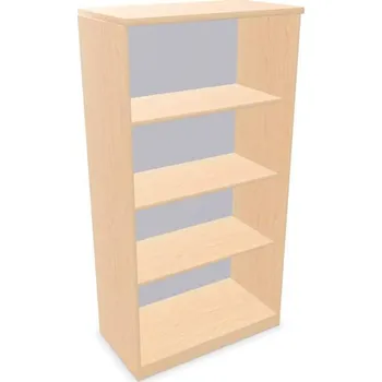 Policová skříň Kancelářská skříň - regál, v x š x h: 1545 x 800 x 445 mm, barva javor