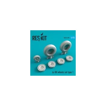 Plastikový model 1/72 Ju-88 wheels set type 1
