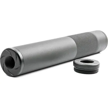 Maple Leaf ML hliníkový tlumič WHISPER MOCK SILENCER 135 x 30 mm, krátký - Černá