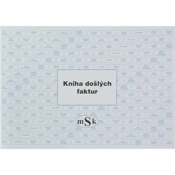 mSk 152 Kniha došlých faktur
