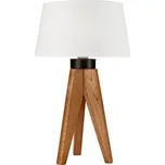 Lamkur 35239 LN 1.98 AIDA - Stolní lampa na dřevěné trojnožce, dub rustic (Moderní stolní lampa se dřevěnou trojnožkou, přírodní dřevo)