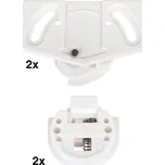 Walteco Montážní sada WS 12 pro 1 posuvné dveře, nosnost 12 kg, bílá