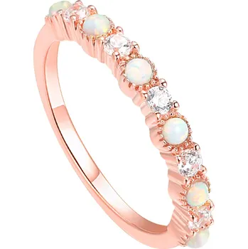 Prsten Olivie Luxusní stříbrný prsten ROSE 4826 Velikost prstenů: 7 (EU: 54-56) Ag 925; ≤1,3 g.