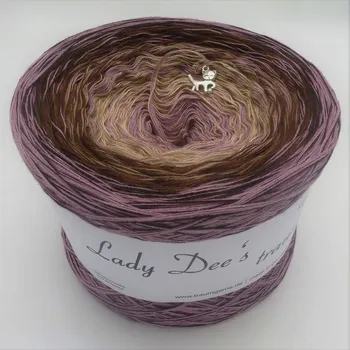 Příze Poklad v růžovém dřevu 4n-1520m (Lady Dee's Edelchen in Rosenholz)