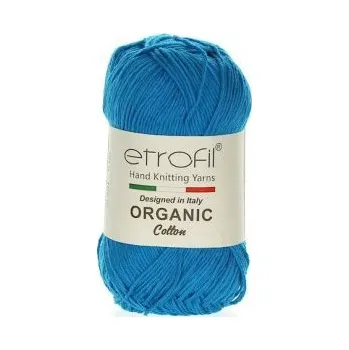 Příze Etrofil Organic Cotton tmavě Tyrkysová EB013 (Organic Cotton EB013 tmavě Tyrkysová)