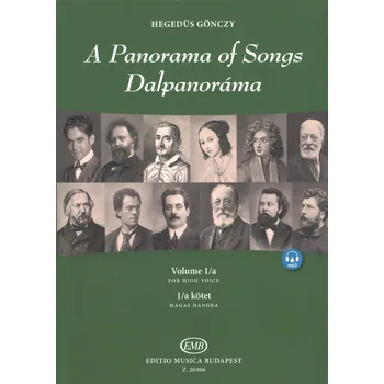 A Panorama of Songs 1a + Audio Online / zpěv (vyšší hlas) a klavír
