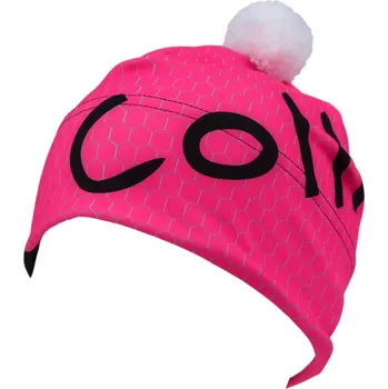 Čepice COLLM Čepice s bambulí RUN PRO růžová Velikost: S/M obvod hlavy 51-54cm
