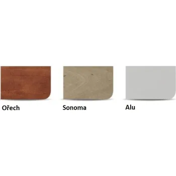 Postel Gabi nábytek Masivní postel Dream s úložným prostorem Odstín postele: Alu, Úložný prostor: S úložným prostorem, Rozměr matrace: 100 x 200 cm