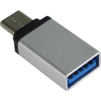 Kabel do PC PREMIUMCORD Adaptér USB 3.1 C/male - USB 3.0 A/female, stříbrný, OTG