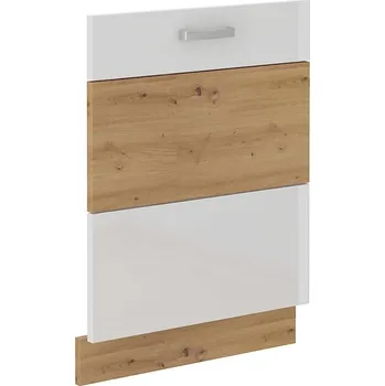 Dvířka pro vestavnou myčku Artisan ZM 713X596, bílá/ dub artisan