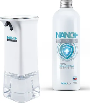 Dávkovač mýdla Nanolab Nano+ Bezdotykový dávkovač + dezinfekce 500 ml