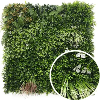 umělá květina Umělá živá zelená stěna VEGETACE 2, 100 x 100cm