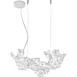 SLAMP HANSS00PRS01TG9000EU Hanami, závěsné květinové svítidlo, 5x5W LED G9 3000K stmívatelné, délka 53cm, čirý kabel
