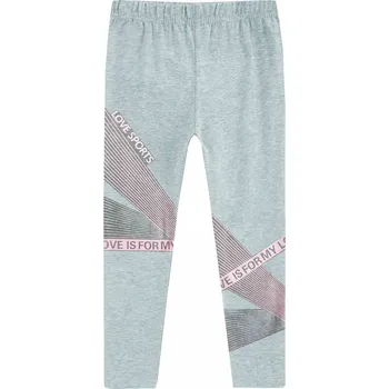 Dětská móda Dívčí legíny šedé Kugo K1934 vel. 134-164 Velikost: 134