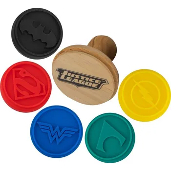 Dětské razítko Justice League - razítka na sušenky Logos