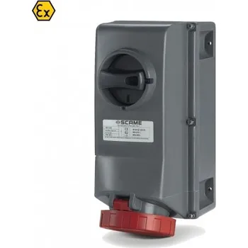 Elektrická zásuvka 503.3286 503.3286 Zásuvka Ex II 2D 400V/32A čtyřpólová ADVANCE GRP EX SCAME