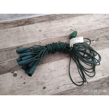 Vánoční dekorace DANAPO Vánoční osvětlení - náhradní řetěz napájení 230V pro 20 žárovek