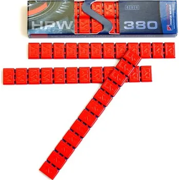 Samolepicí dekorace na vozidlo Závaží barevné samolepicí Hofman 380 ČERVENÉ