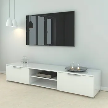 Televizní stolek Falco TV stolek Mateo 189 bílý lesk
