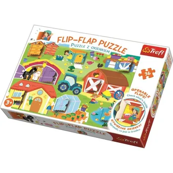 Puzzle Trefl Flip Flap na farmě 36 dílků