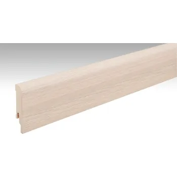 soklová lišta Meister 5PK Dub sukovitý krémově bílý 6947, Obvod.lišta nácvak, 6939236947