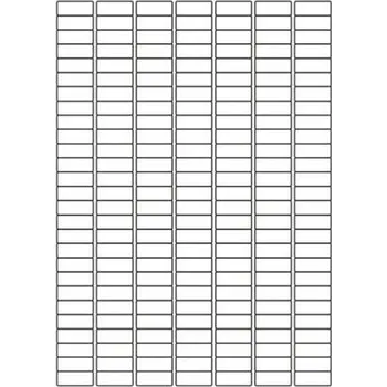 Samolepící etiketa Etikety PRINT 25,4x10 mm bílé snímatelné (100xA4)