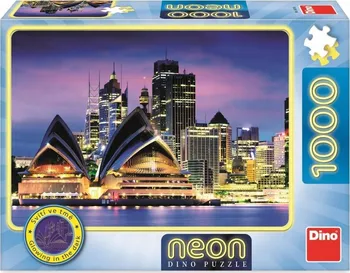 Puzzle Dino Opera v Sydney neon 1000 dílků