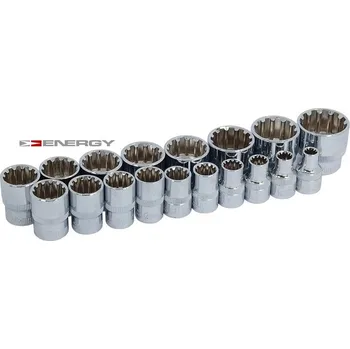 Autodílna 18 Dílná sada nástrčných klíčů SUPER-TECH 3/8 ENERGY