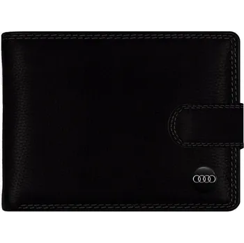 Peněženka AUDI kožená se zapínáním. Pravá kůže