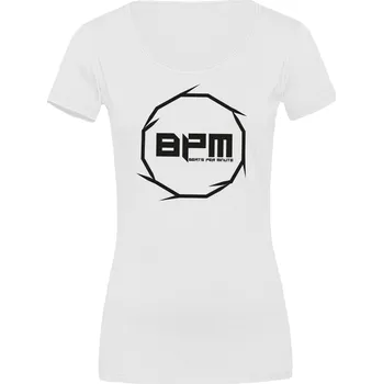 Dámské tričko DNB tričko dámské "BPM Round" Velikost: 3XL, Barva: Bílá