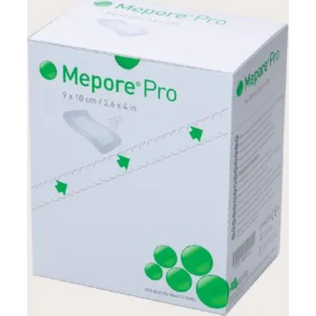 Krytí na ránu MEPORE PRO 9X10 CM, 40 KS, SAMOLEPÍCÍ ABSORPČNÍ KRYTÍ, STERIL