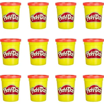 modelína a plastelína Play-Doh Balení kelímků 12 ks červená