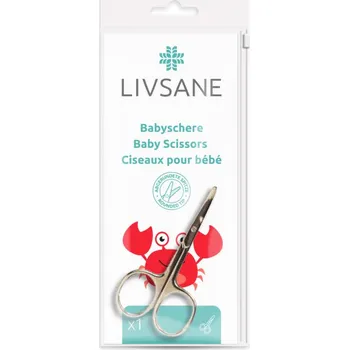 Dekorativní kosmetika LIVSANE Nůžky na nehty dětské 1ks