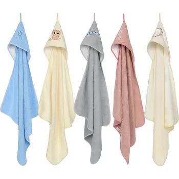 Osuška s kapucí 80x80 cm Baby Matex Robin