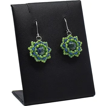 Náušnice Mijabijoux Náušnice z minerálu chryzokol MB00134