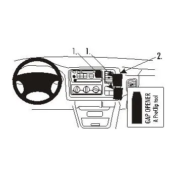 Brodit ProClip montážní konzole na palubní desku pro Chevrolet Suburban 03-06, 852981