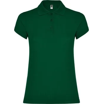 Dámské oblečení ROLY Polokošile STAR dámská krátký rukáv E6634-56-S S Zelená lahvově