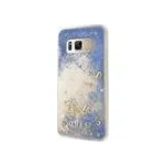 GUHCS8LGLUFLBL Guess Liquid Glitter Hard Case BLue pro Samsung G955 Galaxy S8 Plus