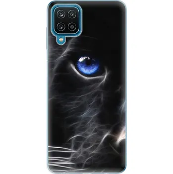 Pouzdro na mobilní telefon Odolné silikonové pouzdro iSaprio - Black Puma - Samsung Galaxy A12