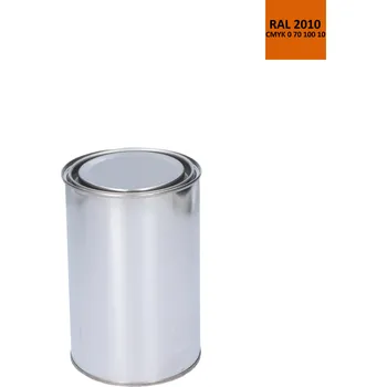 barva na kov barva antikorozní polomatná na zinek RAL2010 - signální oranžová, 1 kg