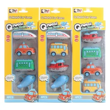 Sada baby kovových dopravních prostředků