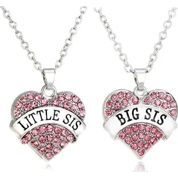 Náhrdelník Přívěskynakrk.cz Náhrdelník sestry SRDCE